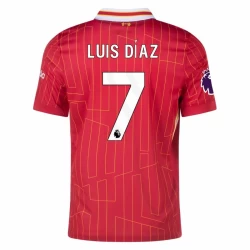 Liverpool FC Luis Diaz #7 Voetbalshirt 2024-25 Thuistenue Heren